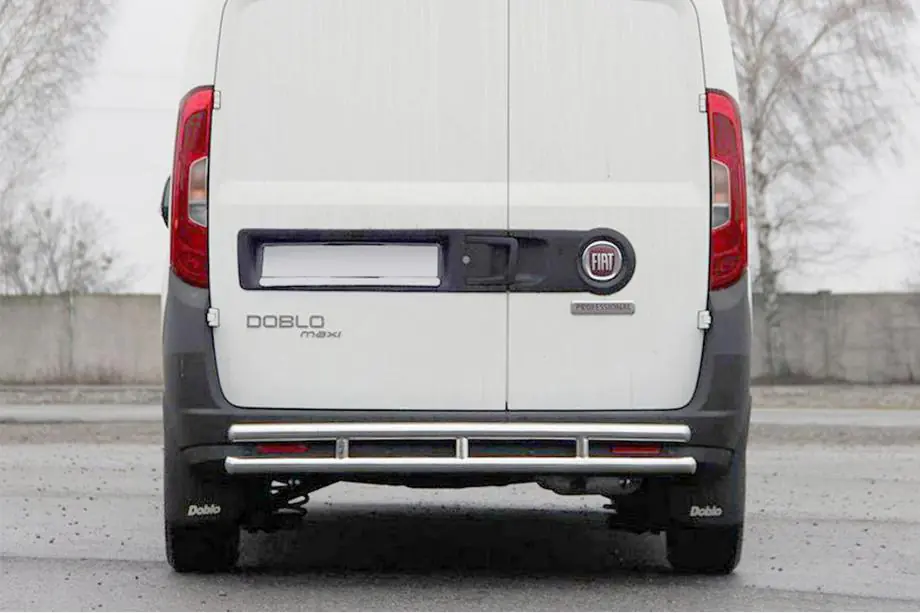 Fiat Doblo II 2010-2022 Heckbügel AK002/1-Doppelt (Edelstahl) Image