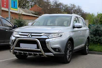 Mitsubishi Outlander 2012-2021 Frontbügel WT003 (Edelstahl) Foto 4