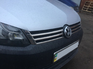 Volkswagen Caddy 2010-2015 Chrom Kühlergrill Blenden (2 Stk, Edelstahl) OmsaLine - Italienischer Edelstahl Foto 9
