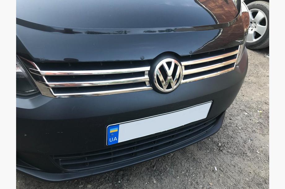 Volkswagen Caddy 2010-2015 Chrom Kühlergrill Blenden (2 Stk, Edelstahl) OmsaLine - Italienischer Edelstahl Image