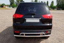 Mitsubishi Pajero Sport 2008-2015 Heckschutz AK002-2 (2 Stk, Edelstahl) Foto 2