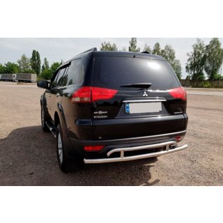 Heckschutz AK002-2 (2 Stk, Edelstahl) Mitsubishi Pajero Sport 2008-2015 Foto 1
