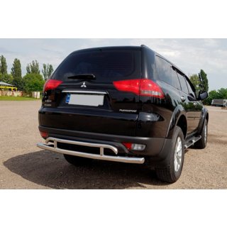 Heckschutz AK002-2 (2 Stk, Edelstahl) Mitsubishi Pajero Sport 2008-2015 Foto 3