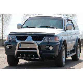 Frontbügel QT006 (Edelstahl) Mitsubishi Pajero Sport 1996-2007 Foto 3