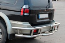 Mitsubishi Pajero Sport 1996-2007 Heckschutz AK-Special (Edelstahl) Foto 1