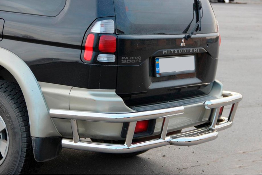 Mitsubishi Pajero Sport 1996-2007 Heckschutz AK-Special (Edelstahl) Image