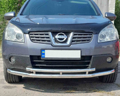 Nissan Qashqai 2010-2014 Front Doppelbügel ST014 (Edelstahl) 60/42 mm Foto 1
