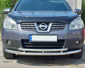 Nissan Qashqai 2010-2014 Front Doppelbügel ST014 (Edelstahl) Foto 1