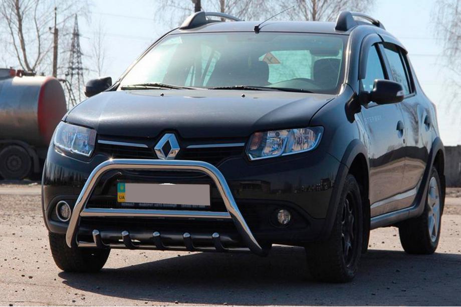 Renault Sandero 2013-2022 Frontbügel WT003 (Edelstahl) 60 mm Image