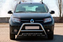Dacia Sandero 2013-2020 Frontbügel WT003 (Edelstahl) 60 mm Foto 2