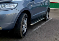 Hyundai Santa Fe 2 2006-2012 Seitenschweller Premium (2 Stk., Edelstahl) 60 mm Foto 3