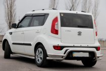 Kia Soul II 2013-2018 Heckschutz AK007-2 (Edelstahl) Foto 2