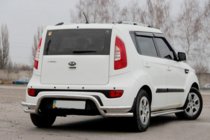 Kia Soul II 2013-2018 Heckschutz AK007-2 (Edelstahl) Foto 4