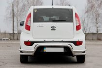 Kia Soul II 2013-2018 Heckschutz AK007-2 (Edelstahl) Foto 3