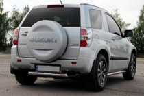 Suzuki Grand Vitara 2005-2017 Heckschutz AK002 (Edelstahl) Foto 4