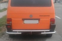 Volkswagen T4 Transporter 1990-2003 Heckbügel AK003-2 (Edelstahl) Foto 1