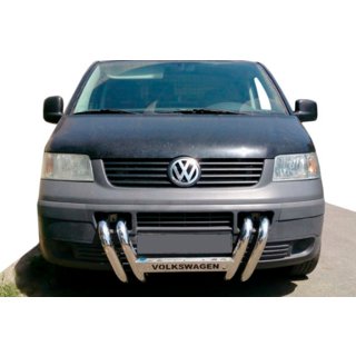 Frontbügel ST006-04 Nieren (Edelstahl) Volkswagen T5 Transporter 2003-2010 Foto 1