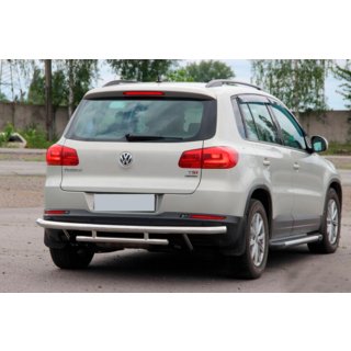 Heckschutz AK002-2 (Edelstahl) Volkswagen Tiguan 2007-2016 Foto 4