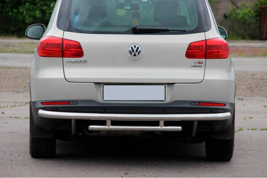 Volkswagen Tiguan 2007-2016 Heckschutz AK002-2 (Edelstahl) Image