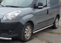 Fiat Doblo II 2010-2022 Seitliche Rohre (2 Stk., Edelstahl) 60mm, Maxi Radstand Foto 1