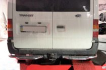 Ford Transit 2000–2014 Heckschutztrittbrett AK-Special (Edelstahl) Foto 3