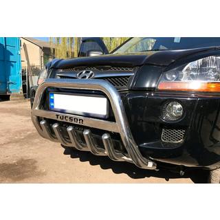 Frontbügel WT004 (Edelstahl) Hyundai Tucson JM 2004- Foto 2