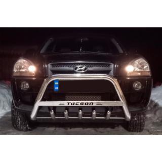 Frontbügel WT004 (Edelstahl) Hyundai Tucson JM 2004- Foto 3
