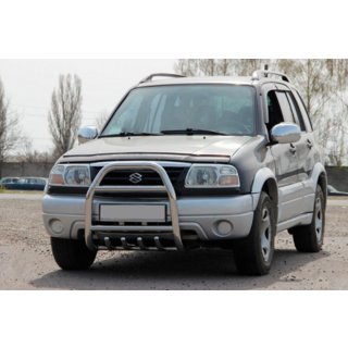 Frontbügel QT007 (Edelstahl) Suzuki Vitara 1998-2006 Foto 3