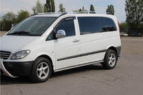 Mercedes Vito W639 2004-2014 Seitliche Rohre BB001 (2 Stk., Edelstahl) Foto 2