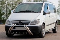Mercedes Viano 2004-2014 Kelebek WT011 Edelstahl-Frontbügel (Bullbar) Foto 2
