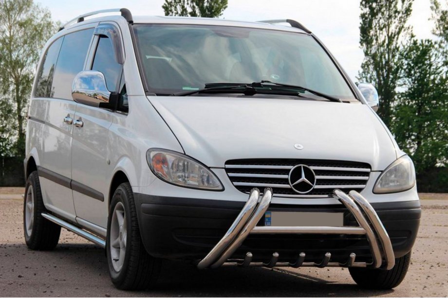Mercedes Viano 2004-2014 Kelebek WT011 Edelstahl-Frontbügel (Bullbar) Image