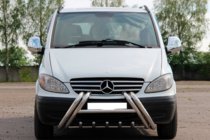 Mercedes Vito W639 2004-2014 Kelebek WT011 Edelstahl-Frontbügel (Bullbar) Foto 3