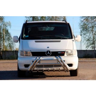 Kelebek WT011 Edelstahl-Frontbügel (Bullbar) Mercedes Vito W638 1996-2003 Foto 3