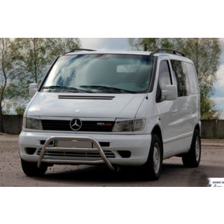 Frontbügel WT022 (Edelstahl) Mercedes Vito W638 1996-2003 Foto 3