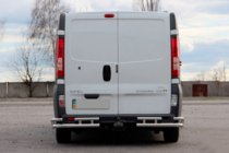 Renault Trafic 2001–2015 Heckschutz AK003-Plus-2 (Edelstahl) Foto 2