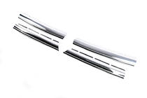 Volkswagen Amarok 2010-2022 Chrom Kühlergrill Blenden 2010-2016 (breite Streifen, 4 Stk, Edelstahl) Foto 3