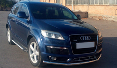 Audi Q7 2005-2015 Frontschutzbügel ST008 (Edelstahl) d51 Foto 2