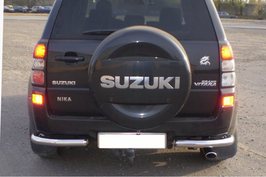 Suzuki Grand Vitara 2005-2017 Heckschutz AK003 (Edelstahl) Image