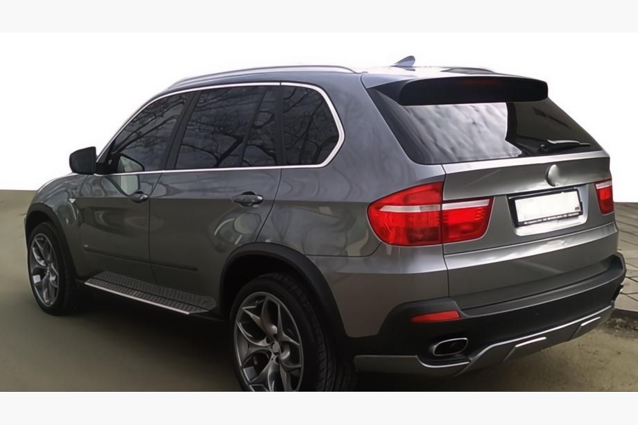 BMW X5 E70 2007-2013 Heckstoßstangenabdeckung (2007-2010, grundiert zum Lackieren) Image