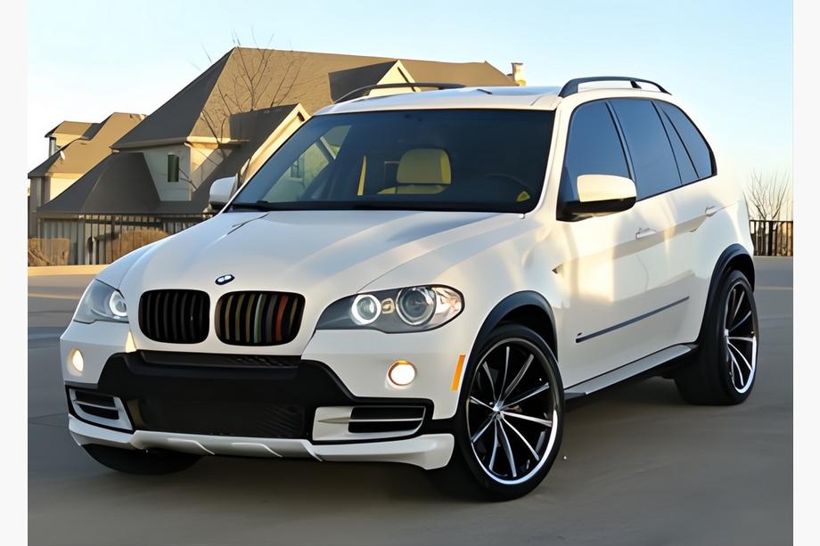 BMW X5 E70 2007-2013 Frontstoßstangenlippe (2007-2010, grundiert zum Lackieren) Image