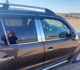 Volkswagen Amarok 2010-2022 Fensterzierleisten Edelstahl (4 Streifen) Carmos - Türkischer Edelstahl Foto 4