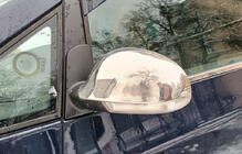 Volkswagen Sharan 1995-2010 Spiegelabdeckungen 2004-2010 (2 Stk., Edelstahl) Carmos - Türkischer Edelstahl Foto 3
