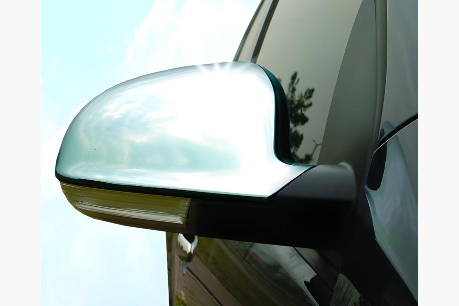Volkswagen Sharan 1995-2010 Spiegelabdeckungen 2004-2010 (2 Stk., Edelstahl) Carmos - Türkischer Edelstahl Image