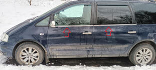 Volkswagen Sharan 1995-2010 Fensterzierleisten Edelstahl (4 Stk) Carmos - Türkischer Edelstahl Foto 1