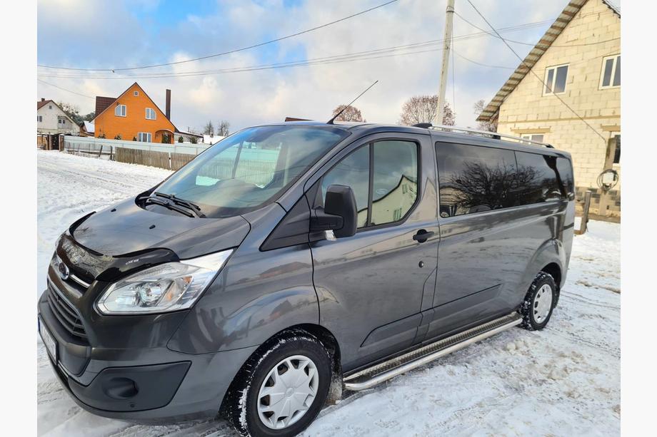 Ford Custom 2013-2022 Dachreling Chrom Lang, Kunststofffüße Foto 2