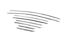 Ford Focus III 2011-2017 Fensterzierleisten oben Edelstahl (8 Stk) Limousine, OmsaLine - Italienischer Edelstahl Foto 3