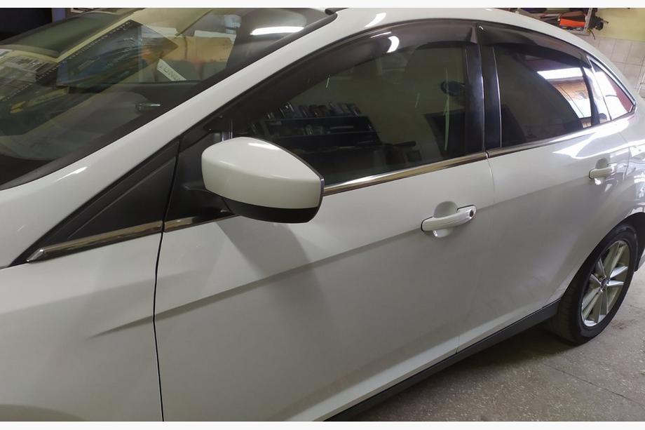 Ford Focus III 2011-2017 Fensterunterkante Zierleisten Edelstahl (8 Stk) Limousine, OmsaLine - Italienischer Edelstahl Foto 12