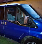 Ford Transit 2000–2014 Edelstahl Türgriffblenden Foto 4