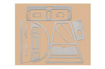 BMW X3 E83 2003-2010 Armaturenbrett Abdeckungen Aluminium Foto 2