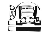 Chevrolet Lacetti 2003-2024 Armaturenbrett Abdeckung Sedan (Meric) Holz Foto 2